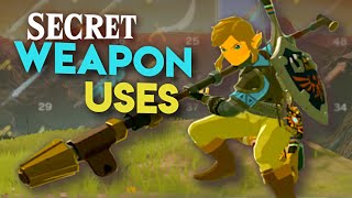 All SECRET Weapon Uses and Stats REVEALED in Breath of the Wild [upl. by Colin]