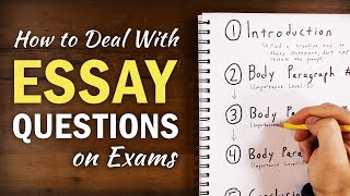 5 Rules for Answering ESSAY Questions on Exams [upl. by Arratal518]