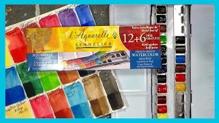 Sennelier LAquarelle Watercolor Review [upl. by Naamana109]