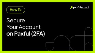 How to Secure Your Account on Paxful 2FA [upl. by Burtis641]