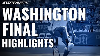 Nick Kyrgios Defeats Daniil Medvedev for Title  Washington 2019 Final Highlights [upl. by Gertruda]