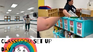 2021 SPECIAL ED PRESCHOOL CLASSROOM SET UP DAY 1 amp 2 [upl. by Viquelia]