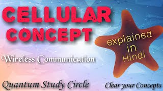 Cellular concept in mobile communication  Cellular concept in hindi [upl. by Haydon]