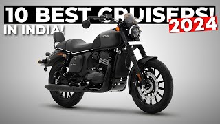 2024 Top 10 Cruiser Bikes in India [upl. by Naleag]