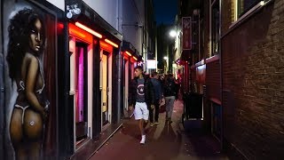 Amsterdam Red Light District at night [upl. by Sybil809]