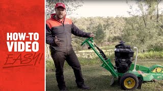 How to Use a Stump Grinder [upl. by Candy]