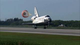 Landing of a Space Shuttle Full HD [upl. by Enimasaj]