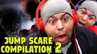 HILARIOUSSCARY JUMP SCARE COMPILATION 2 [upl. by Asilrahc400]