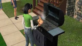 Sims 2 Baby on the Grill [upl. by Haropizt]