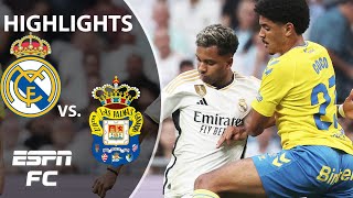 Real Madrid vs Las Palmas  LALIGA Highlights  ESPN FC [upl. by Nanoc]