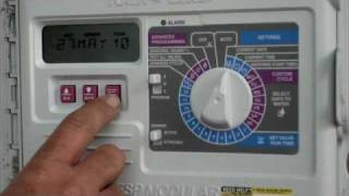 How to program a Rain Bird ESP series sprinkler timer [upl. by Magena]