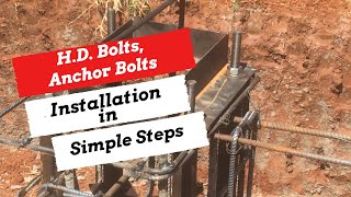 HD Bolt  Anchor Bolts Installation in Simple Steps [upl. by Adlog]