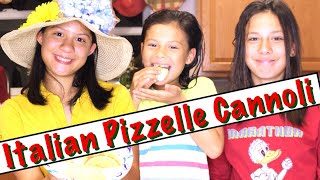 Italian Grandmas Authentic Cannoli Recipe Using Pizzelle Shells [upl. by Doug]