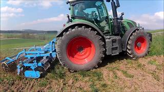 Zwischenfrucht einarbeiten Fendt 516 Vario Mandam Kurzscheibenegge [upl. by Mancino]