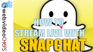 How to Stream Live with Snapchat [upl. by Aztinad]