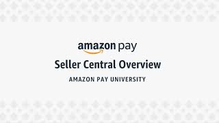 Seller Central Overview [upl. by Jehu134]