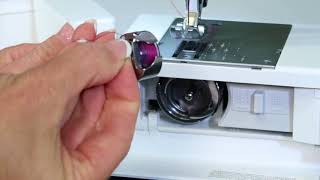 Pfaff Select 42 5 Inserting the Bobbin [upl. by Sethrida]