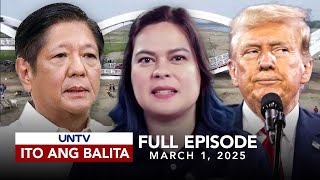 UNTV Ito Ang Balita Weekend Edition  March 1 2025 [upl. by Neirol]