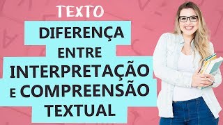 INTERPRETAÇÃO E COMPREENSÃO DE TEXTOS  Aula 14  Profa Pamba  Texto [upl. by Annauj925]