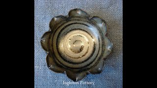 Pottery Flower Bowl [upl. by Enened]