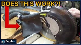 Does this Work Miter Saw Dust Collection Gamechanger  EP45 [upl. by Aibat]