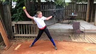 Softball Pitching Instruction progression drills [upl. by Dlanor706]