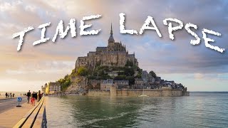 Mont Saint Michel  Tide in TimeLapse HD [upl. by Sucramaj]