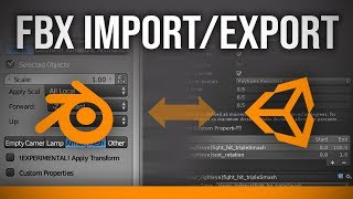 Export FBX from Blender to Unity 20182  in 4 steps  Tutorial [upl. by Gonzales]