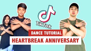 HEARTBREAK ANNIVERSARY EASY DANCE TUTORIAL  TIK TOK DANCE [upl. by Ikciv]