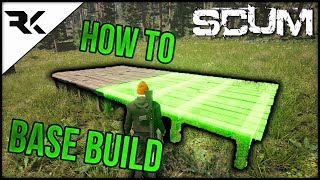 SCUM  How To Base Build  Best Location  Snap Building  Flag Protection [upl. by Schoenberg]