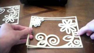 How to Make your Own Embossing Plate  Folders [upl. by Attinahs]