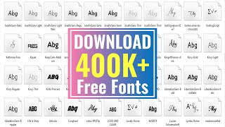 Download 400k Free Fonts [upl. by Zara]