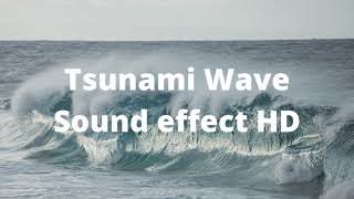 Tsunami Wave Sound effect HD [upl. by Cramer]