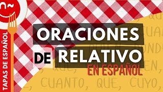 Oraciones de relativo en español explicativas y especificativas Relative clauses in Spanish [upl. by Ellon]