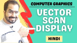 Vector Scan Display Explained in Hindi l Computer Graphics Course [upl. by Jae710]