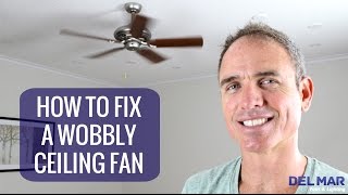 How To Fix A Wobbly Ceiling Fan [upl. by Mae363]