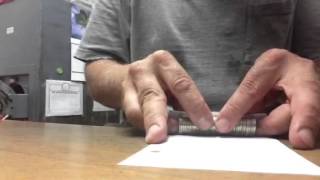 How To Roll Coins With Just A Sheet Of Paper  Part 1 [upl. by Dera]