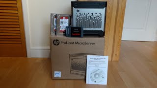 HP Microserver Gen8 Setup Part 1 [upl. by Kerek509]