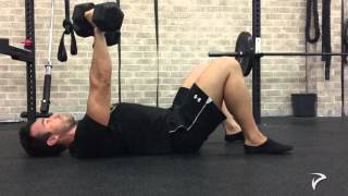 DUMBBELL FLOOR PRESS [upl. by Yrrehc]