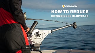 How to Reduce Downrigger Blowback Weight Selection [upl. by Etnoed]