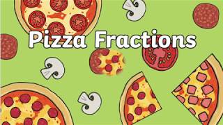 Fun with Fractions  Pizza Fractions [upl. by Ahders412]