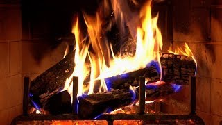 Very Soft Music and Beautiful Fireplace with Perfect Crackling Fire – Warm Ambience To Relax Deeply [upl. by Nymsaj]