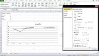 How to Extrapolate Excel Graph [upl. by Dera971]