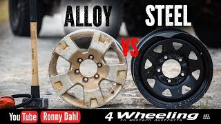 STEEL vs ALLOY rims Offroad Wheels [upl. by Durning]