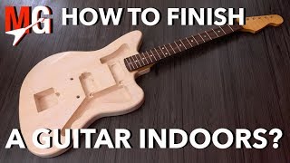 How to Finish a Guitar with Wudtone wipeon finishes [upl. by Yatnahc]