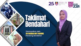 Taklimat Bendahari  MDS 2024 [upl. by Anoel]