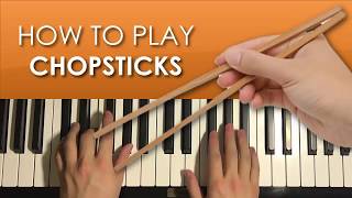 Easy Piano Tutorial Chopsticks [upl. by Aiceled15]