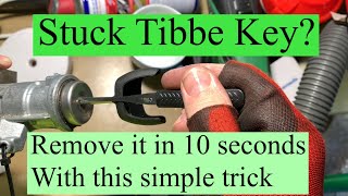 Removing a stuck tibbe key [upl. by Tannenwald]