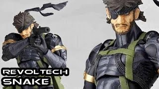 Revoltech Metal Gear Solid Peace Walker SNAKE Figure Review [upl. by Sicard838]