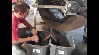 Harvesting Worms at Vermont Vermiculture Worm Farm [upl. by Amek]